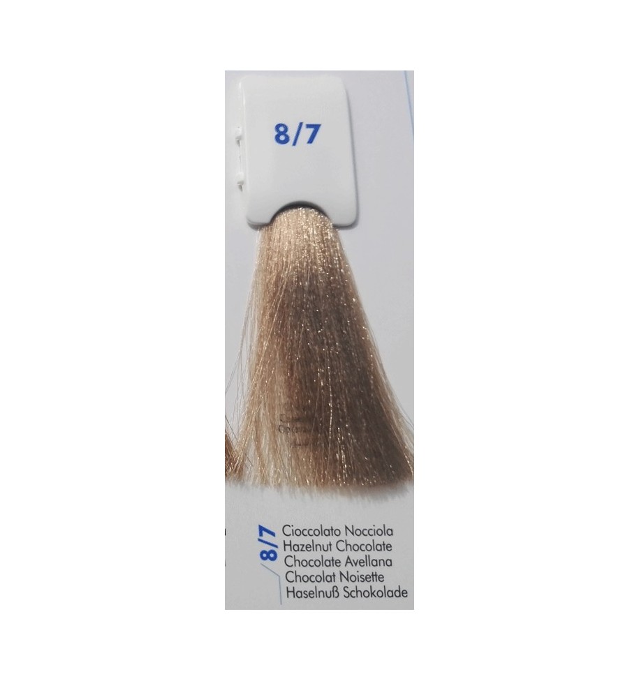 tinta senza ammoniaca cioccolato nocciola 8/7 100 ml bionic inebrya color - prodotti per parrucchieri - hairevolution prodotti
