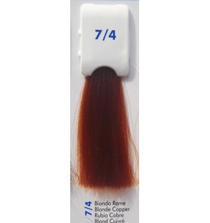 Tinta senza ammoniaca Biondo Rame 7/4 100ml Bionic Inebrya Color - prodotti per parrucchieri - hairevolution prodotti