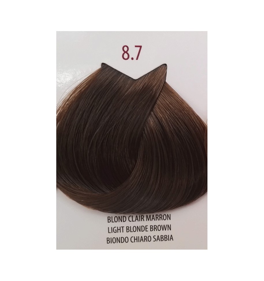tinta per capelli biondo chiaro sabbia 8.7 life color plus 100 ml - prodotti per parrucchieri - hairevolution prodotti