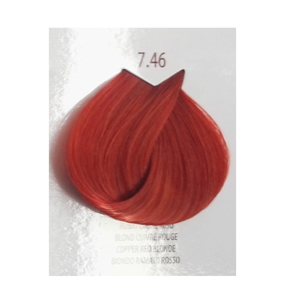 tinta biondo ramato rosso 7.46 life color plus 100 ml - prodotti per parrucchieri - hairevolution prodotti