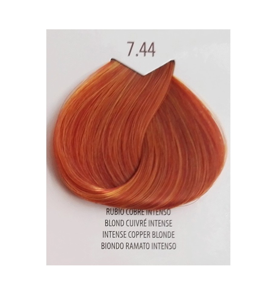 tinta biondo ramato intenso 7.44 life color plus 100 ml - prodotti per parrucchieri - hairevolution prodotti