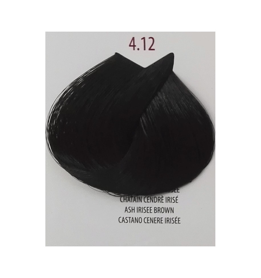 tinta castano cenere irisee 4.12 life color plus 100 ml - prodotti per parrucchieri - hairevolution prodotti