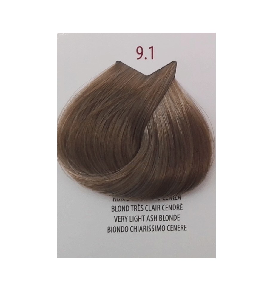 tinta per capelli biondo chiarissimo cenere 9.1 life color plus100 ml - prodotti per parrucchieri - hairevolution prodotti