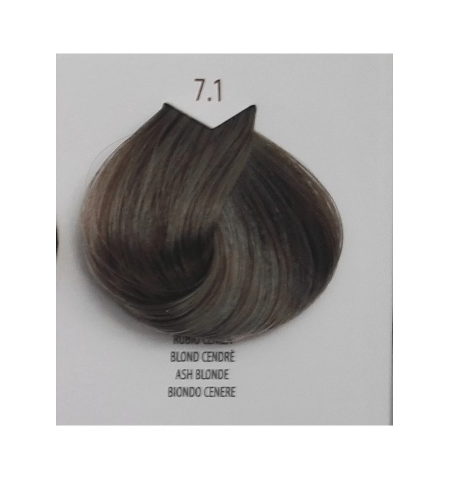 tinta per capelli biondo cenere 7.1 life color plus 100 ml - prodotti per parrucchieri - hairevolution prodotti