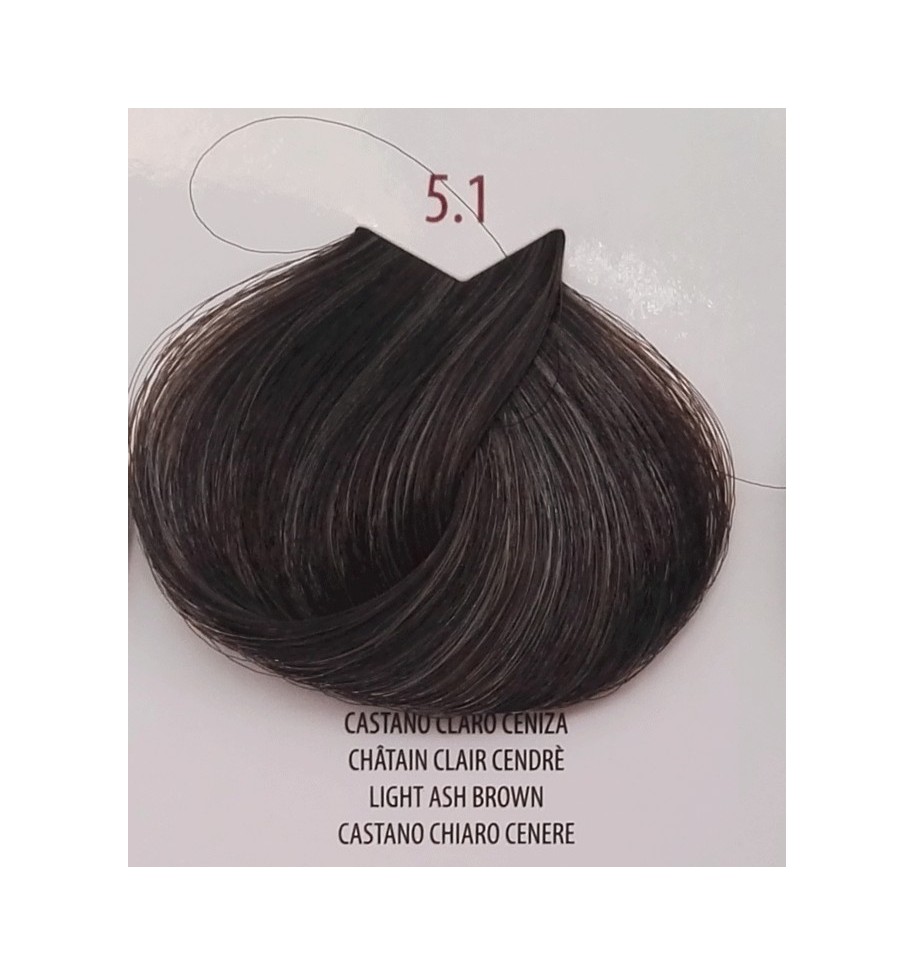 tinta castano chiaro cenere 5.1 life color plus 100 ml - prodotti per parrucchieri - hairevolution prodotti