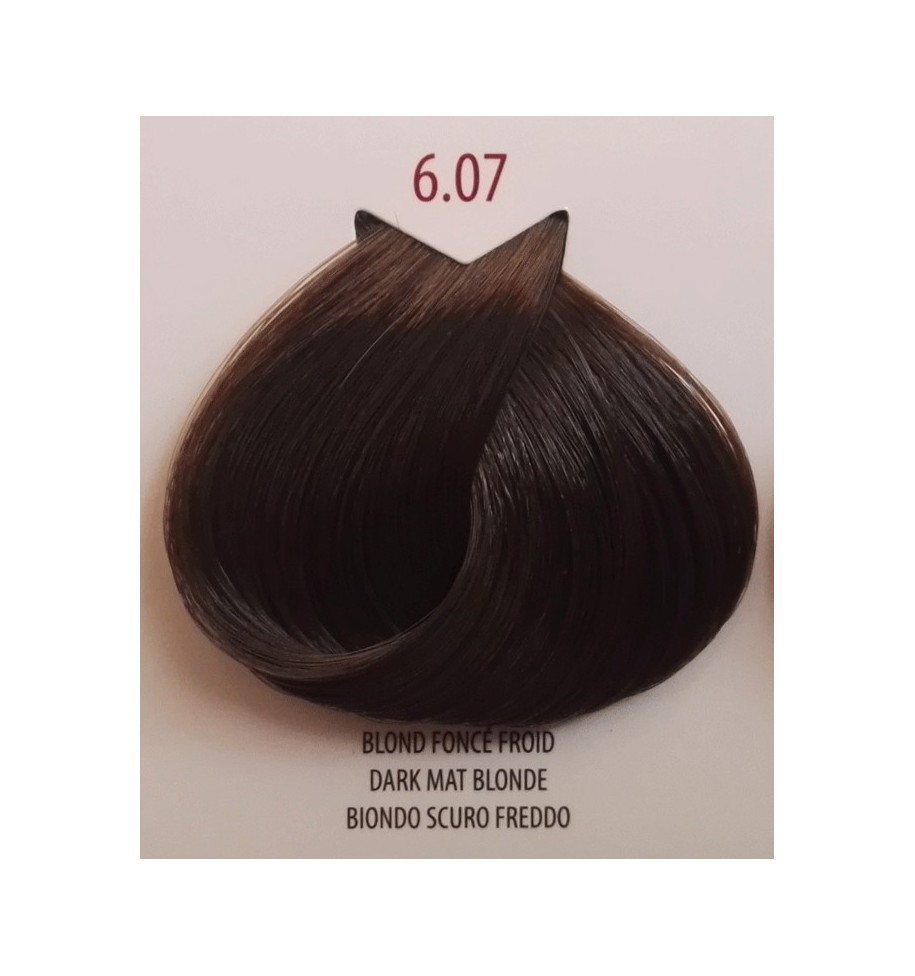 tinta per capelli biondo scuro freddo 6.07 life color plus 100 ml - prodotti per parrucchieri - hairevolution prodotti