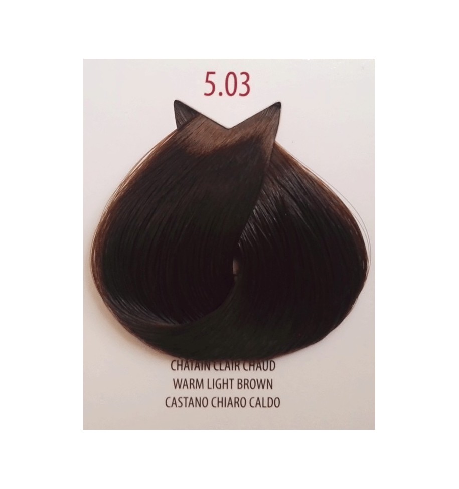 Tinta colore Castano Chiaro Caldo 5.03 Life Color Plus 100 ML - prodotti per parrucchieri - hairevolution prodotti