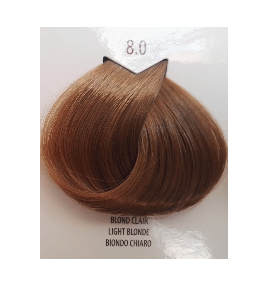 tinta per capelli biondo chiaro 8.0 life color plus 100 ml - prodotti per parrucchieri - hairevolution prodotti