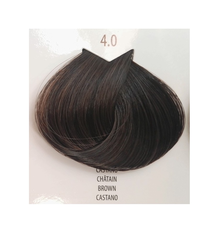 Condición corte largo Párrafo Tinta per capelli Castano 4.0 Life Color Plus 100 ML hair evolution...