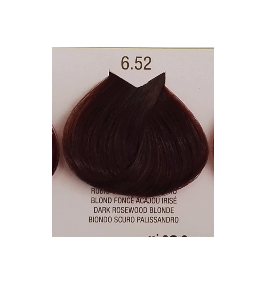 tinta senza ammoniaca colore biondo scuro palissandro 6.52 b.life color - prodotti per parrucchieri - hairevolution prodotti