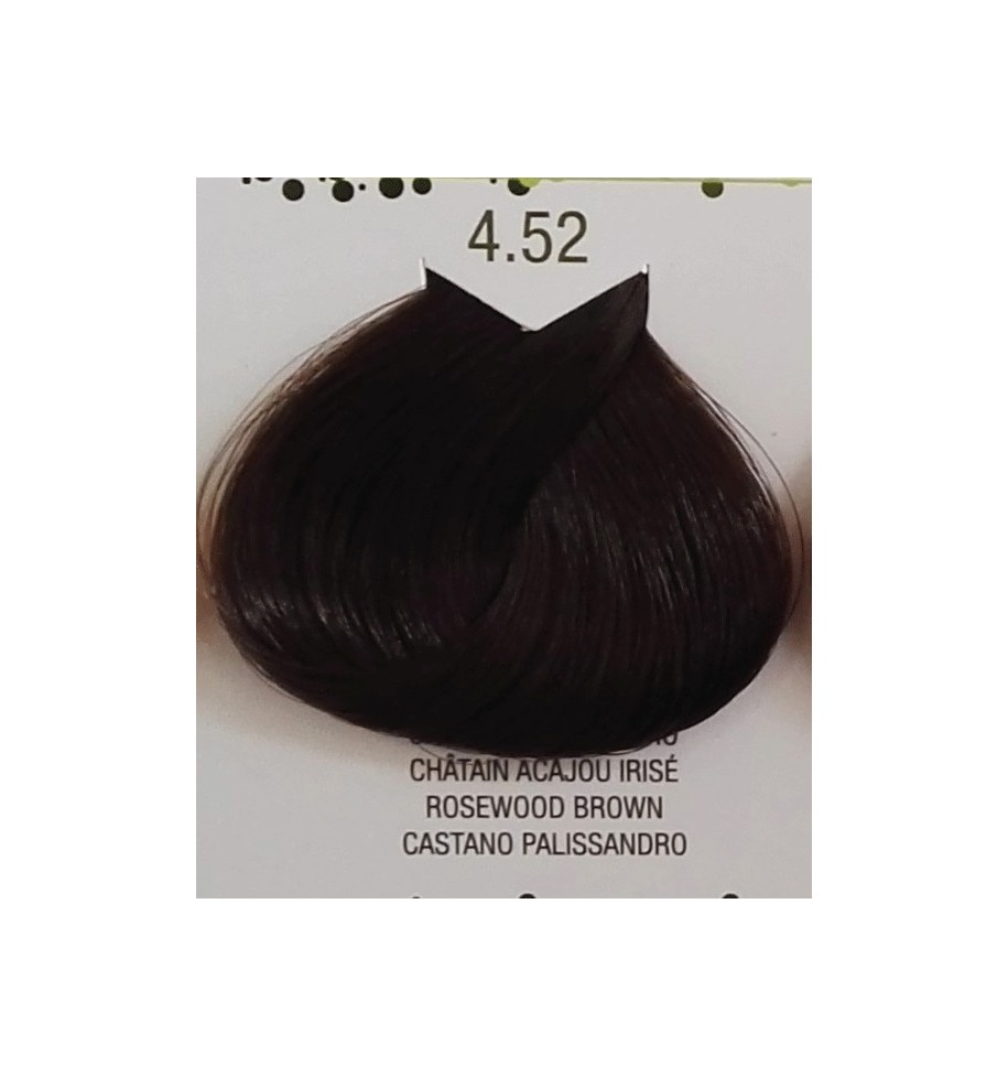 tinta senza ammoniaca colore castano palissandro 4.52 b.life color - prodotti per parrucchieri - hairevolution prodotti