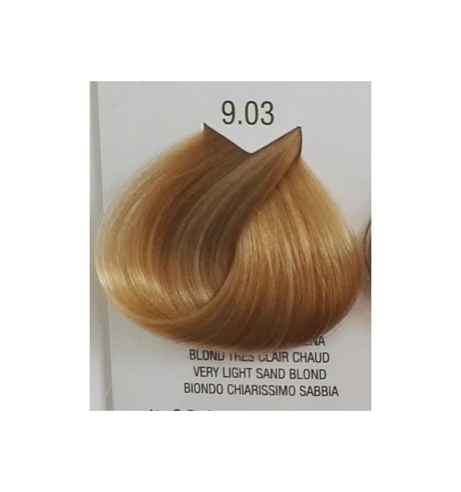 Tinta senza ammoniaca per capelli Biondo Chiarissimo Sabbia 9.03 B.Life Color - prodotti per parrucchieri - hairevolution pro...