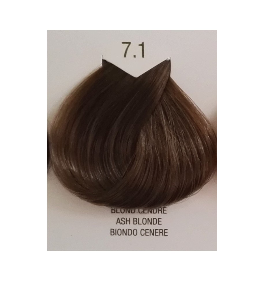 Tinta senza ammoniaca per capelli Biondo Cenere 7.1 B.Life Color 100ml - prodotti per parrucchieri - hairevolution prodotti