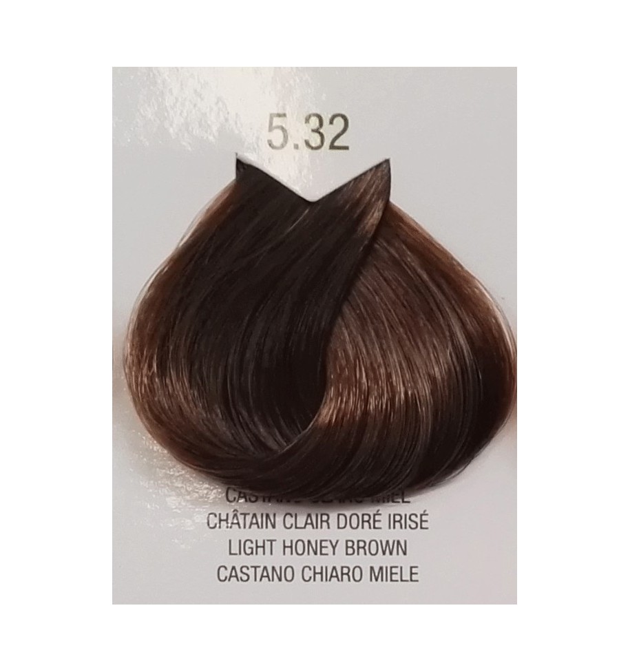 tinta senza ammoniaca per capelli castano chiaro miele 5.32 b.life color - prodotti per parrucchieri - hairevolution prodotti