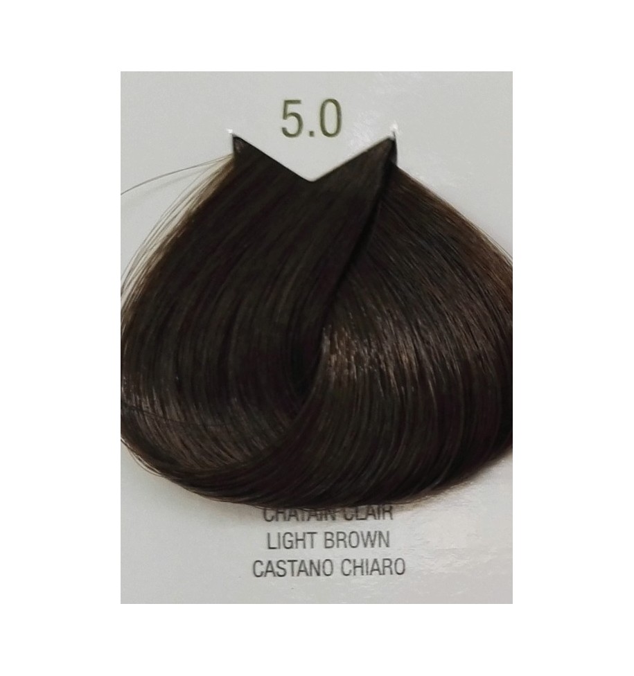 Tinta senza ammoniaca Castano Chiaro 5.0 B.Life Color 100 ML - prodotti per parrucchieri - hairevolution prodotti