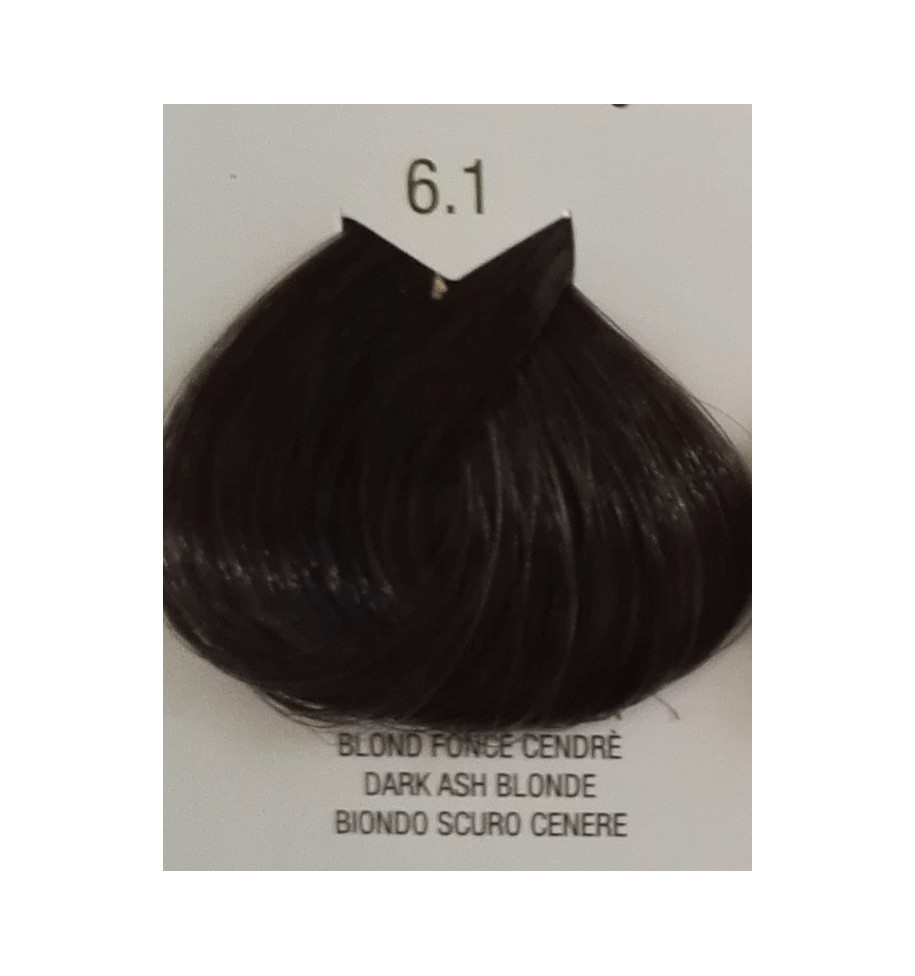 Tinta senza ammoniaca Biondo Scuro Cenere 6.1 B.Life Color 100 ML - prodotti per parrucchieri - hairevolution prodotti