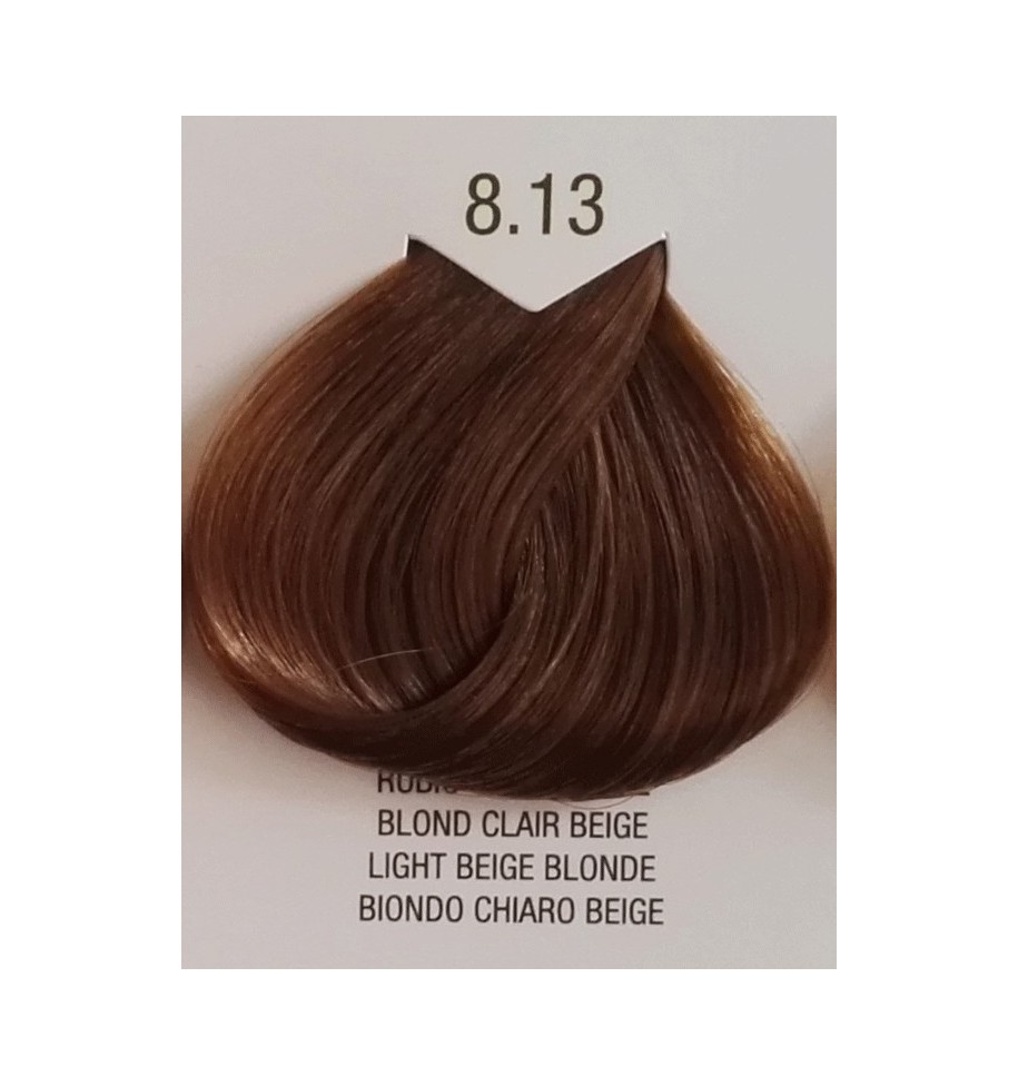 Tinta senza ammoniaca Biondo Chiaro Beige 8.13 B.Life Color 100 ML - prodotti per parrucchieri - hairevolution prodotti