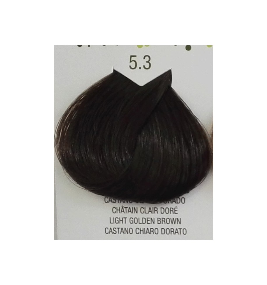 Tinta senza ammoniaca Castano Chiaro Dorato 5.3 B.Life Color 100 ML - prodotti per parrucchieri - hairevolution prodotti