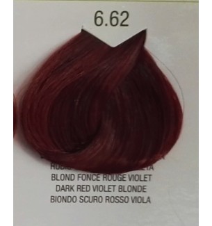 Tinta senza ammonica Biondo Scuro Rosso Viola 6.62 B.Life Color 100 ML - prodotti per parrucchieri - hairevolution prodotti