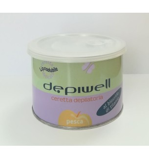 Ceretta Vaso Pesca 400 ML Depiwell - prodotti per parrucchieri - hairevolution prodotti