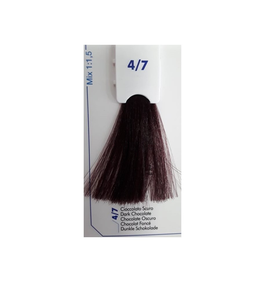 Tinta senza ammoniaca Cioccolato Scuro 4/7 100 ml Bionic Inebrya Color - prodotti per parrucchieri - hairevolution prodotti
