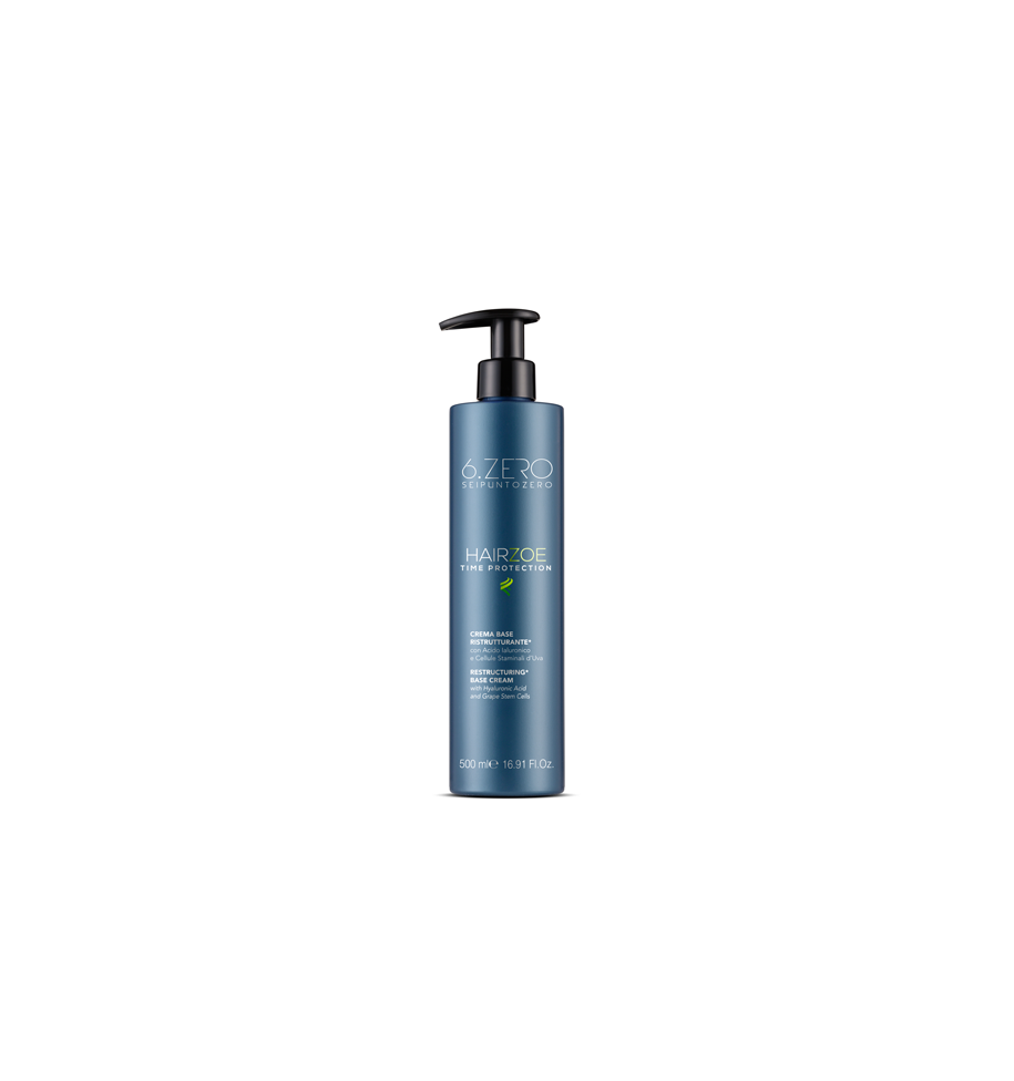 hairzoe crema base ristrutturante 500ml 6.zero - prodotti per parrucchieri - hairevolution prodotti