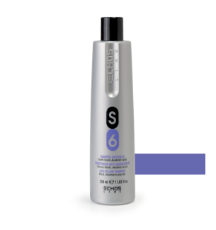 Shampoo Antigiallo S6 Echosline 350 ml - prodotti per parrucchieri - hairevolution prodotti