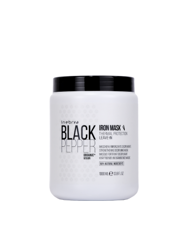 F.P. BLACK PEPPER IRON MASCHERA TERMOPROTETTIVA 1000ML INEBRYA - prodotti per parrucchieri - hairevolution prodotti