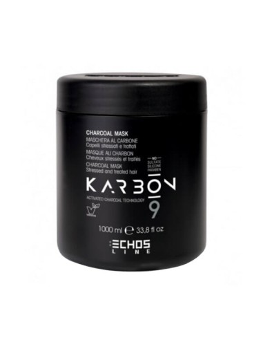 Maschera al carbone per capelli stressati e trattati 1000ml echosline - prodotti per parrucchieri - hairevolution prodotti