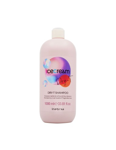 Dry-t shampoo nutriente per capelli secchi, crespi e trattati 1000ml inebrya - prodotti per parrucchieri - hairevolution prod...