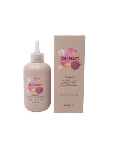 Keratin oil elixir ristrutturante 200ml inebrya - prodotti per parrucchieri - hairevolution prodotti