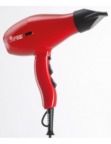 Phon compatto 2300 rosso 2100w muster&dikson - prodotti per parrucchieri - hairevolution prodotti