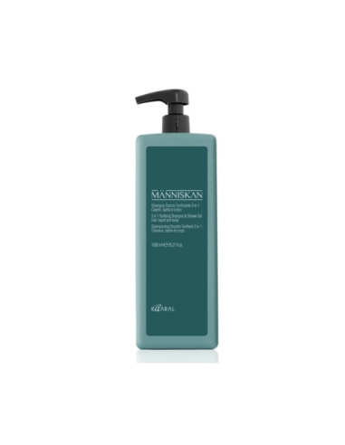 Shampoo doccia 3 in 1 capelli barba corpo manniskan 1000ml kaaral - prodotti per parrucchieri - hairevolution prodotti