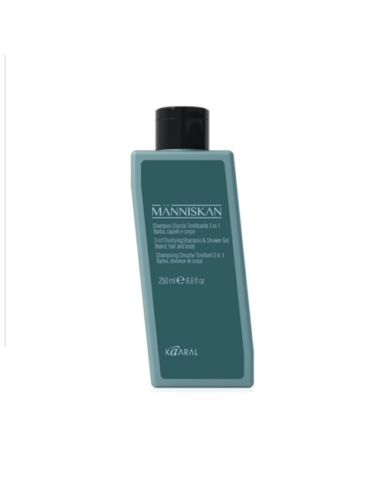Shampoo 3 in 1 tonificante 250ml cap barb corp manniskan kaaral - prodotti per parrucchieri - hairevolution prodotti