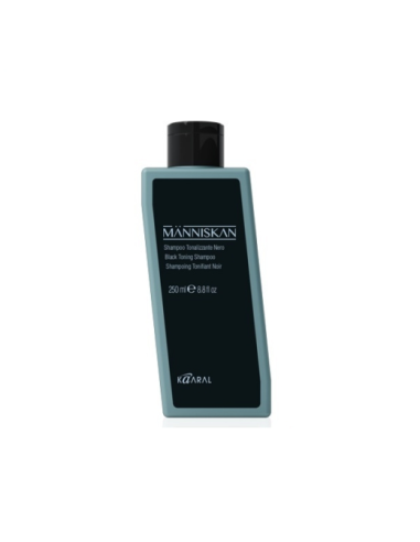Shampoo tonalizzante nero 250ml manniskan kaaral - prodotti per parrucchieri - hairevolution prodotti
