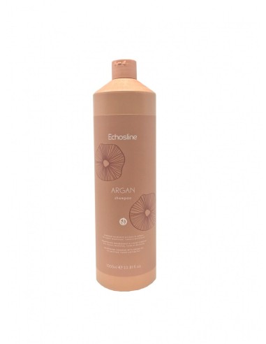 Echosline argan shampoo 1000ml nutriente all'olio di argan per capelli trattati e devitalizzati - prodotti per parrucchieri -...
