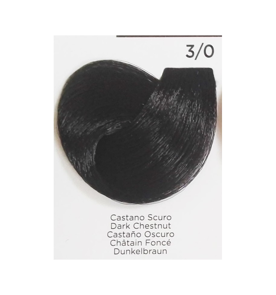 tinta per capelli castano scuro 3/0 100 ml inebrya color - prodotti per parrucchieri - hairevolution prodotti