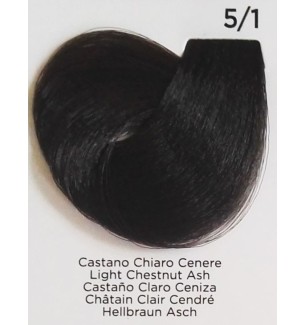 Tinta per capelli Castano Chiaro Cenere 5/1 100 ml Inebrya Color - prodotti per parrucchieri - hairevolution prodotti