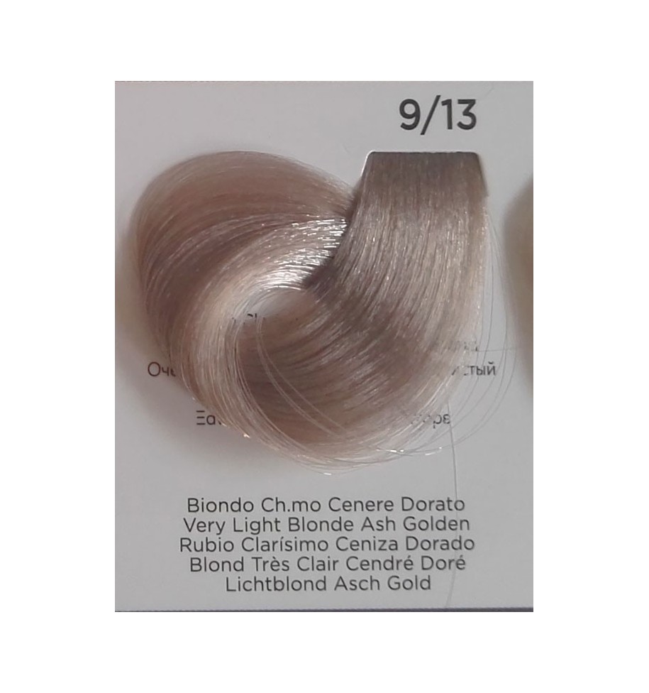 tinta per capelli biondo chiarissimo cenere dorato 9/13 inebrya color - prodotti per parrucchieri - hairevolution prodotti