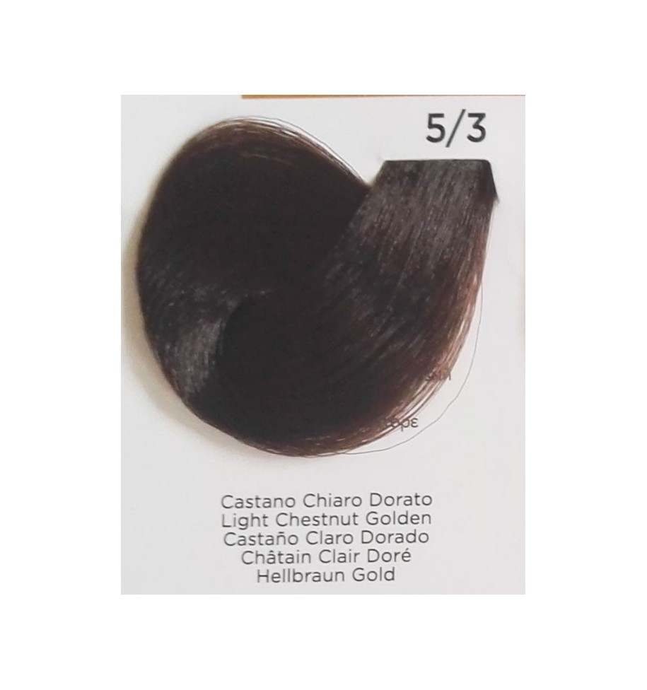 Tinta per capelli colore Castano Chiaro Dorato 5/3 Inebrya Color - prodotti per parrucchieri - hairevolution prodotti