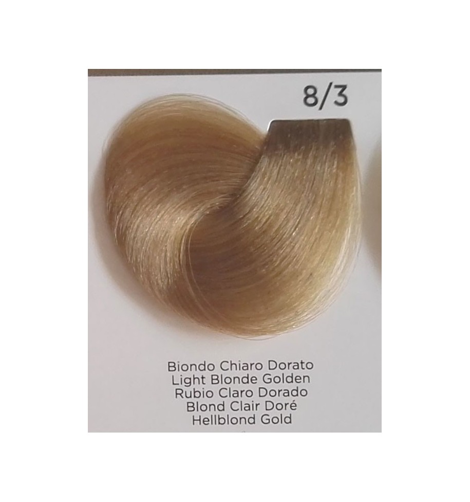 tinta colore biondo chiaro dorato 8/3 inebrya color - prodotti per parrucchieri - hairevolution prodotti