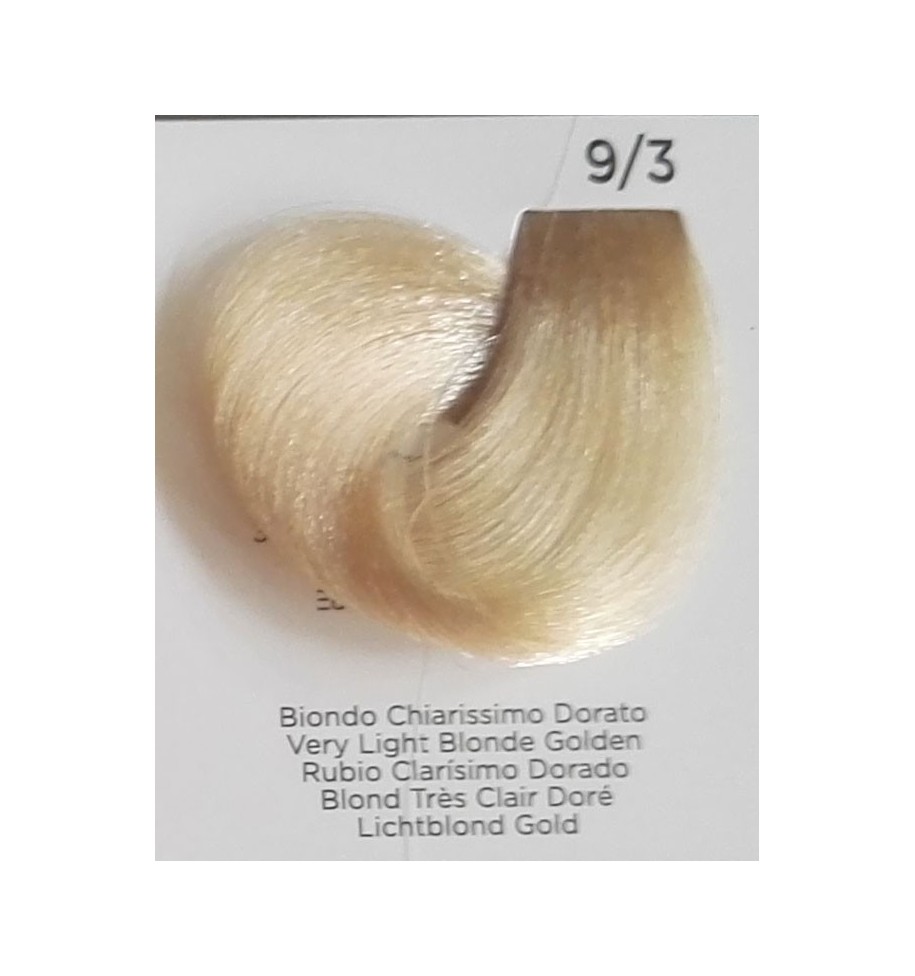 tinta per capelli colore biondo chiarissimo dorato 9/3 inebrya color - prodotti per parrucchieri - hairevolution prodotti
