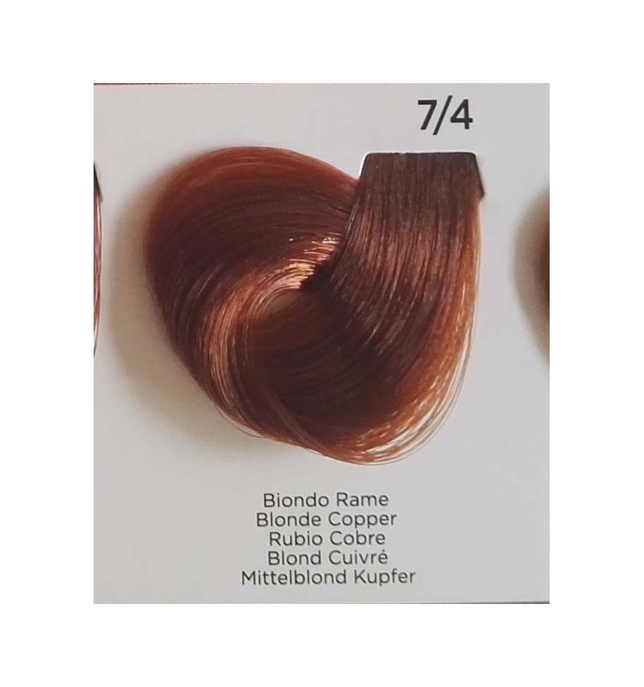 tinta per capelli biondo rame 7/4 inebrya color - prodotti per parrucchieri - hairevolution prodotti