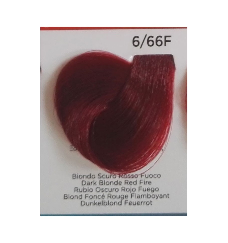 tinta biondo scuro rosso intenso 6/66f inebrya color - prodotti per parrucchieri - hairevolution prodotti