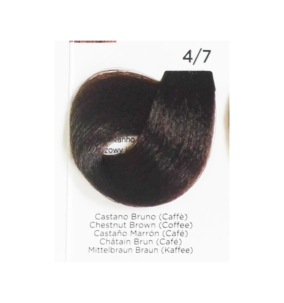 Tinta Castano Bruno (Caffé) 4/7 Inebrya Color - prodotti per parrucchieri - hairevolution prodotti