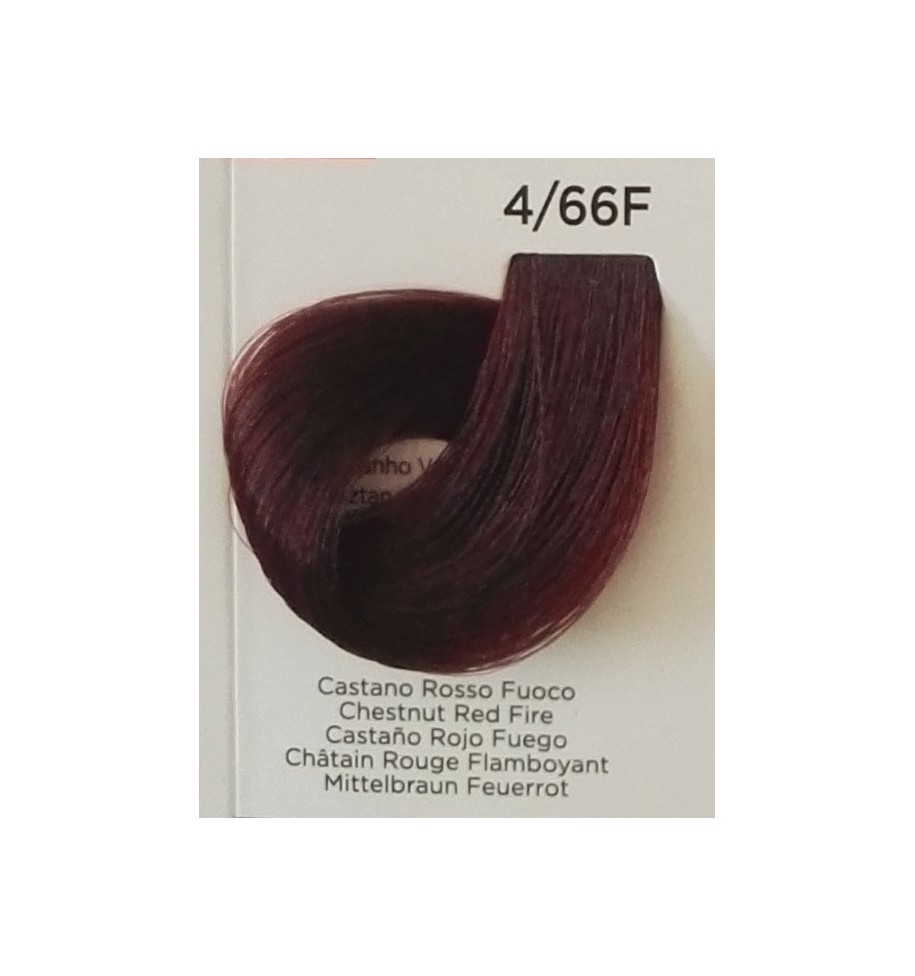 Tinta Castano Rosso Fuoco 4/66F 100 ml Inebrya Color - prodotti per parrucchieri - hairevolution prodotti