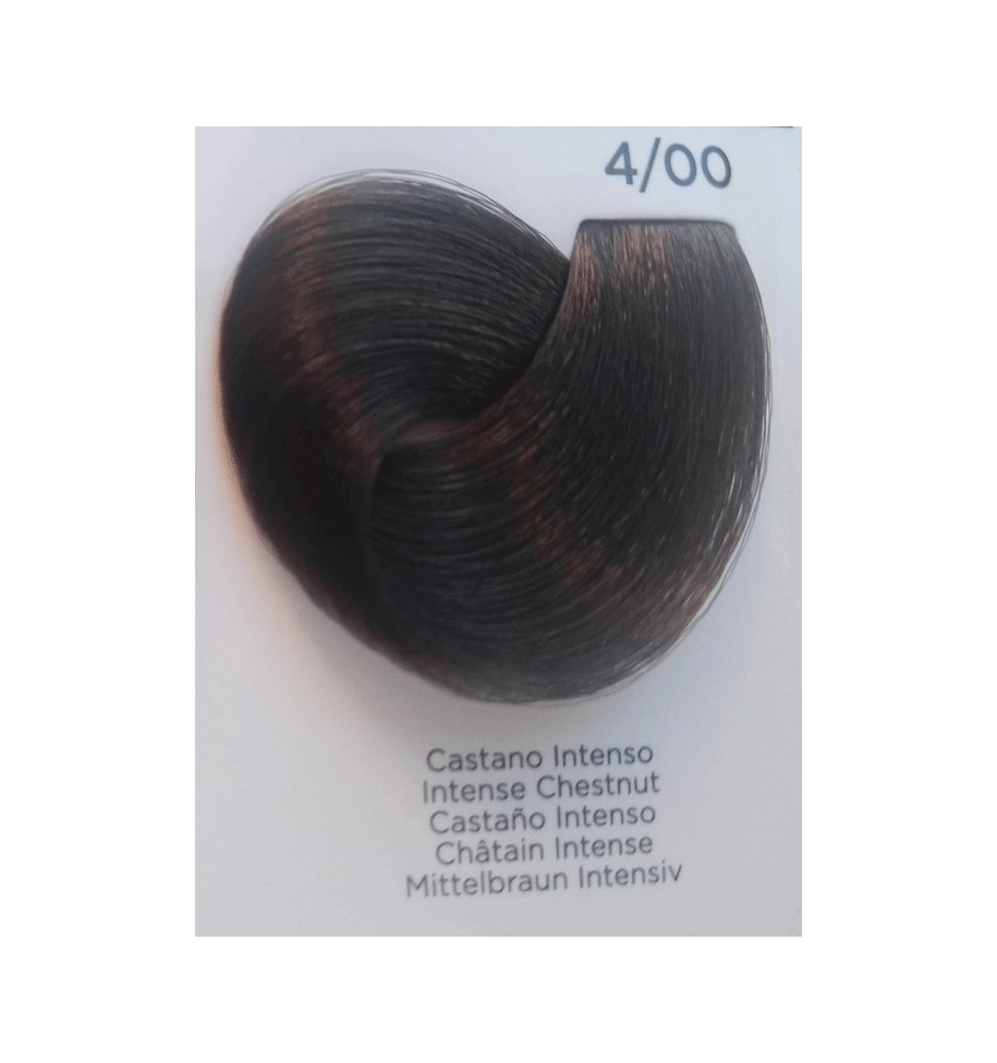 Tinta per capelli Castano Intenso 4/00 100 ml Inebrya Color - prodotti per parrucchieri - hairevolution prodotti