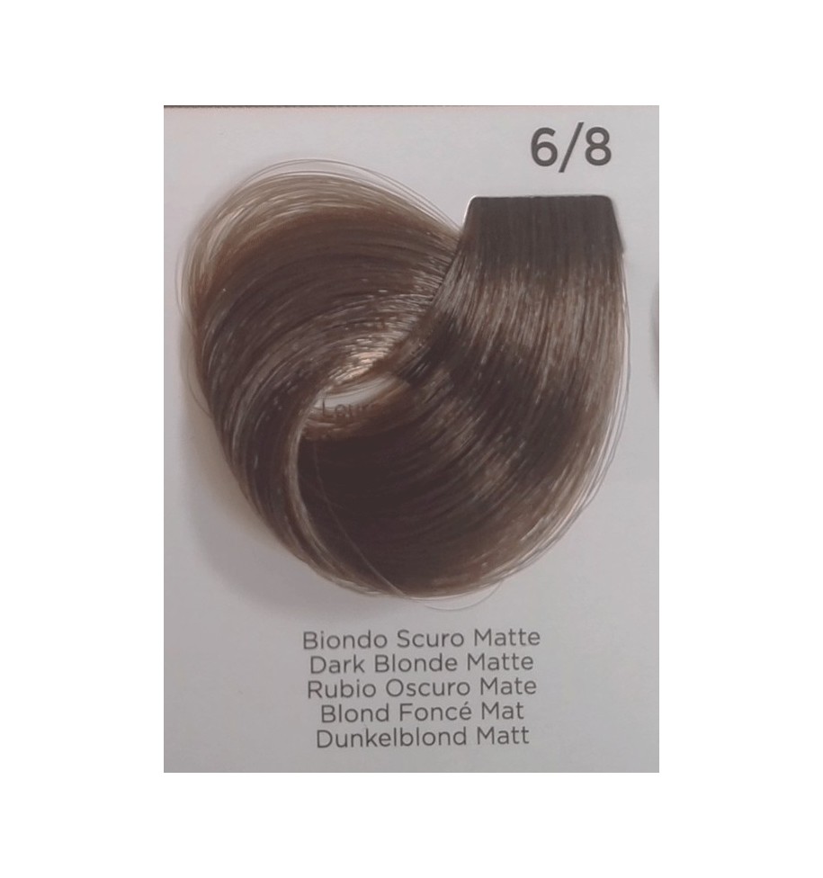 tinta biondo scuro matte 6/8 100 ml inebrya color - prodotti per parrucchieri - hairevolution prodotti
