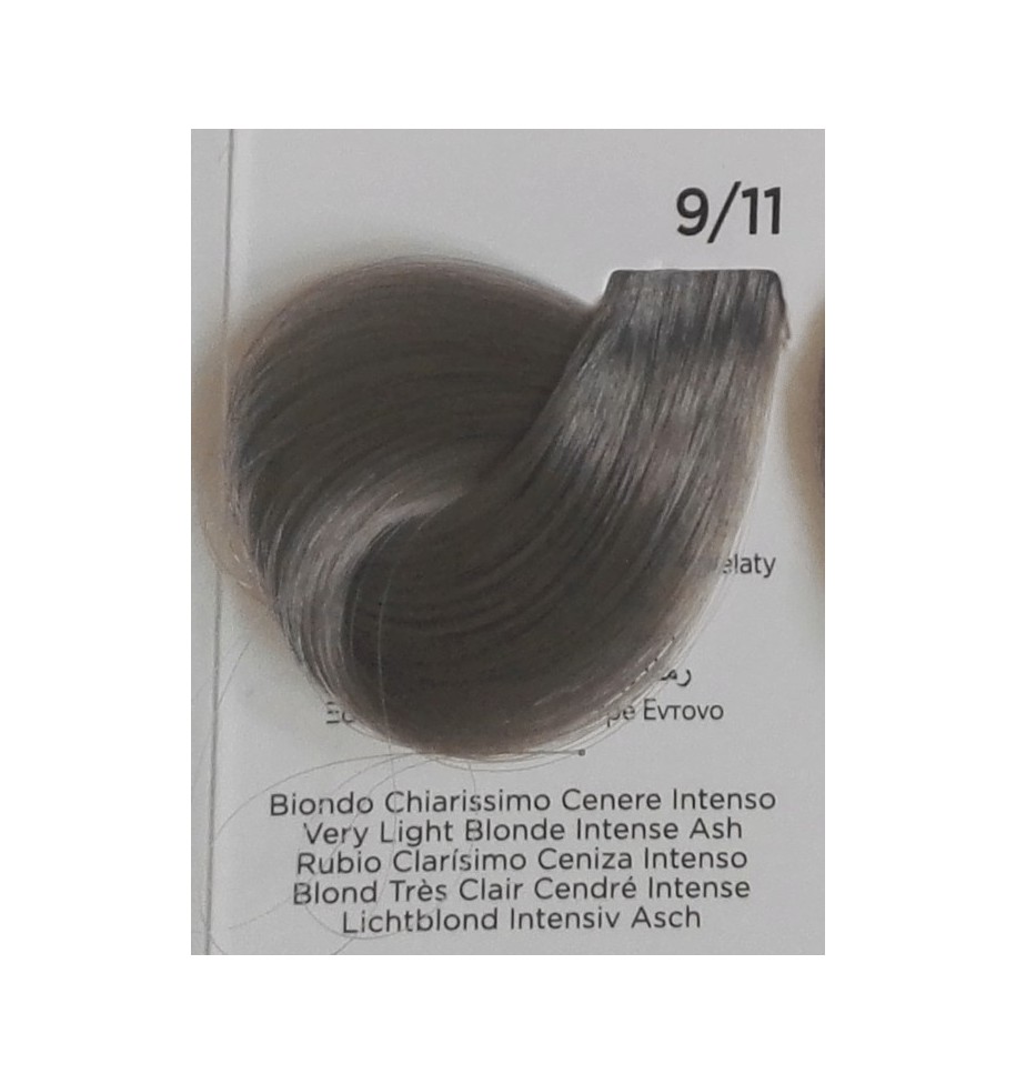 Tinta Biondo Chiarissimo Cenere Intenso 9/11 100 ml Inebrya Color - prodotti per parrucchieri - hairevolution prodotti
