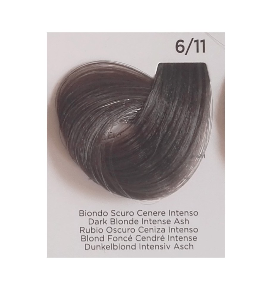 Tinta Biondo Scuro Cenere Intenso 6/11 100 ml Inebrya Color - prodotti per parrucchieri - hairevolution prodotti